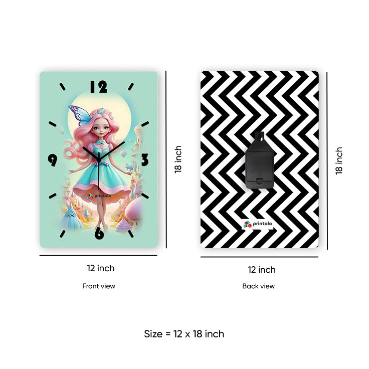 Enchanted Fairy Wall Clock