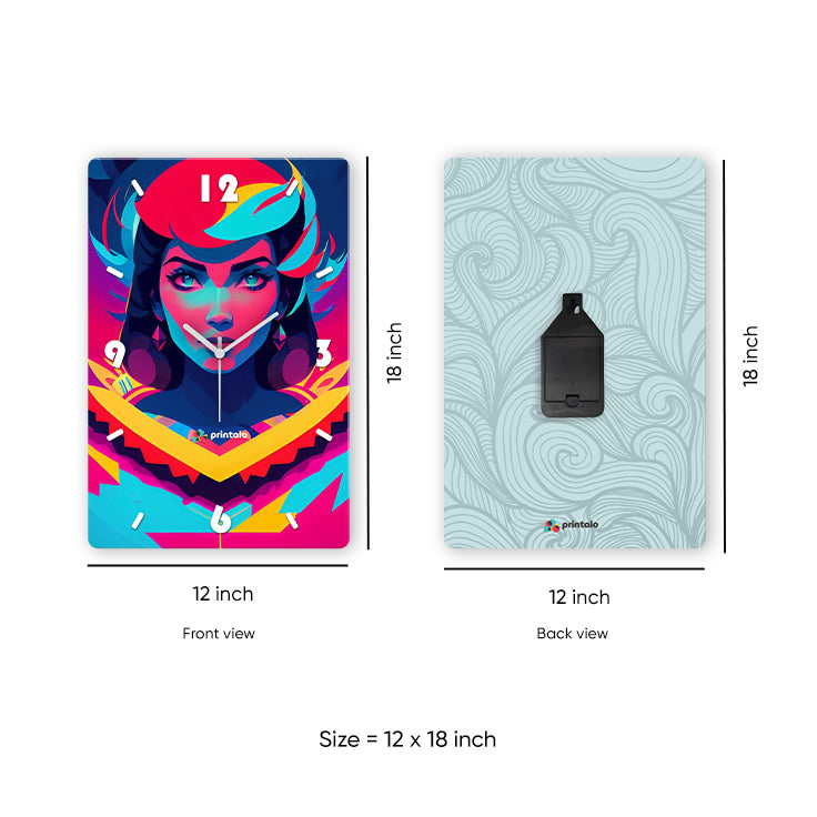 Cosmic Queen Wall Clock