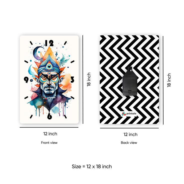 Aura of a King Wall Clock