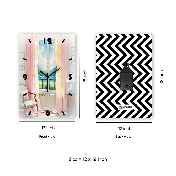 Sunlit Solace Wall Clock