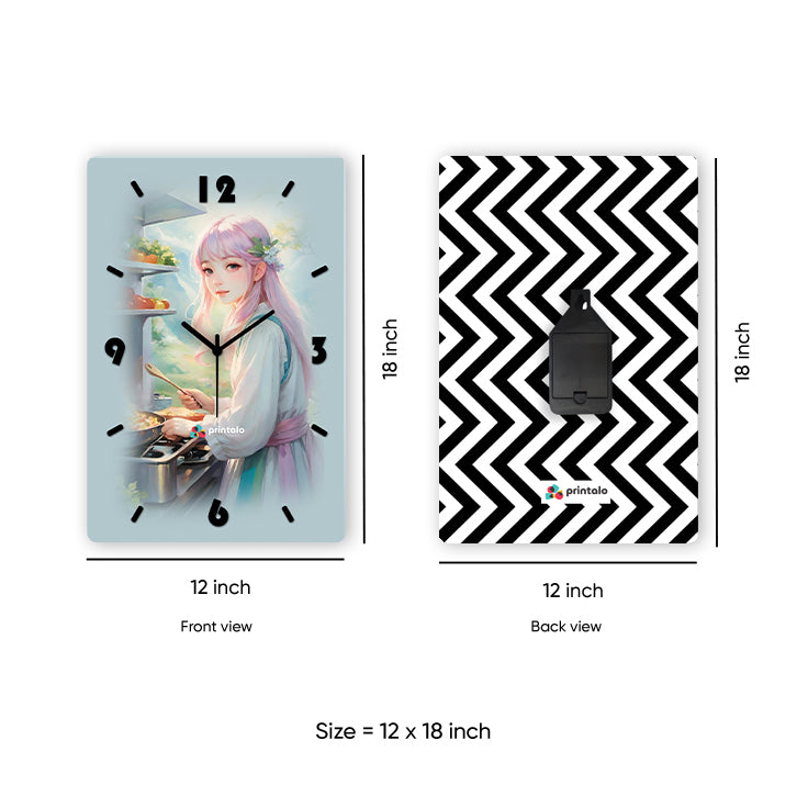 Window Café Moments Wall Clock