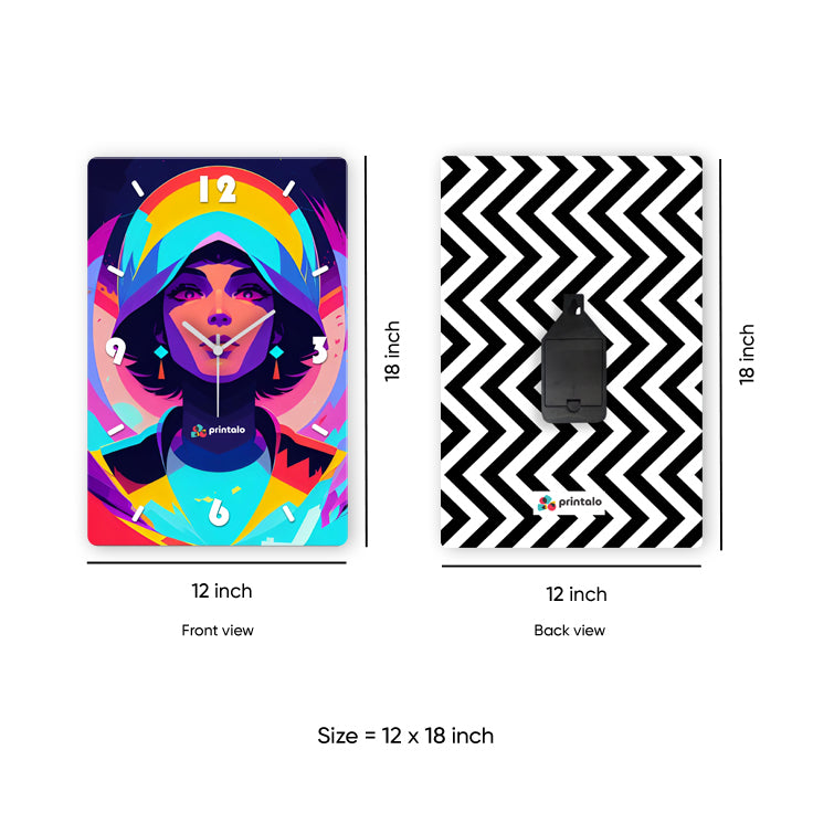 Fearless Gaze Wall Clock
