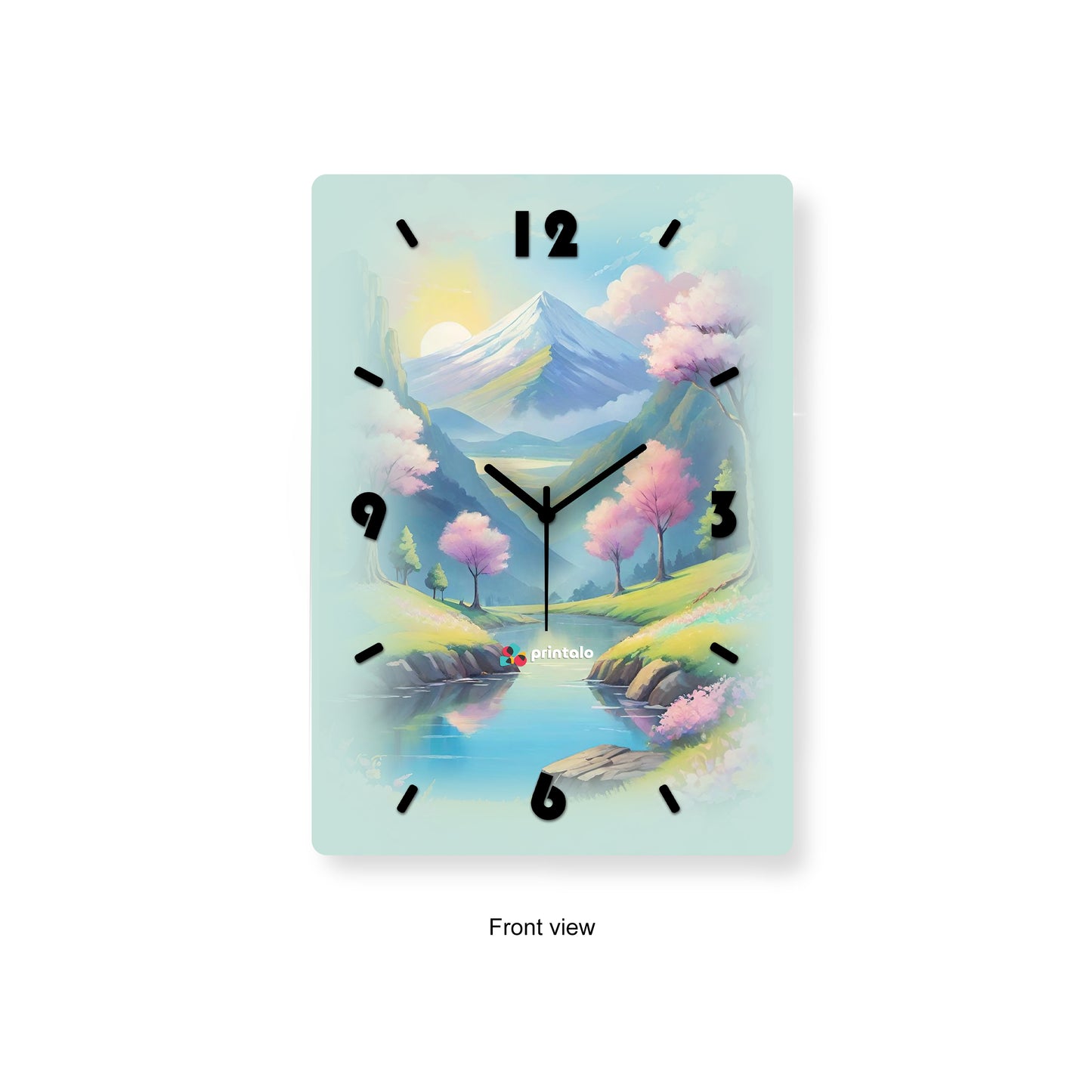 Watercolor Dreams Acrylic Wall Clock