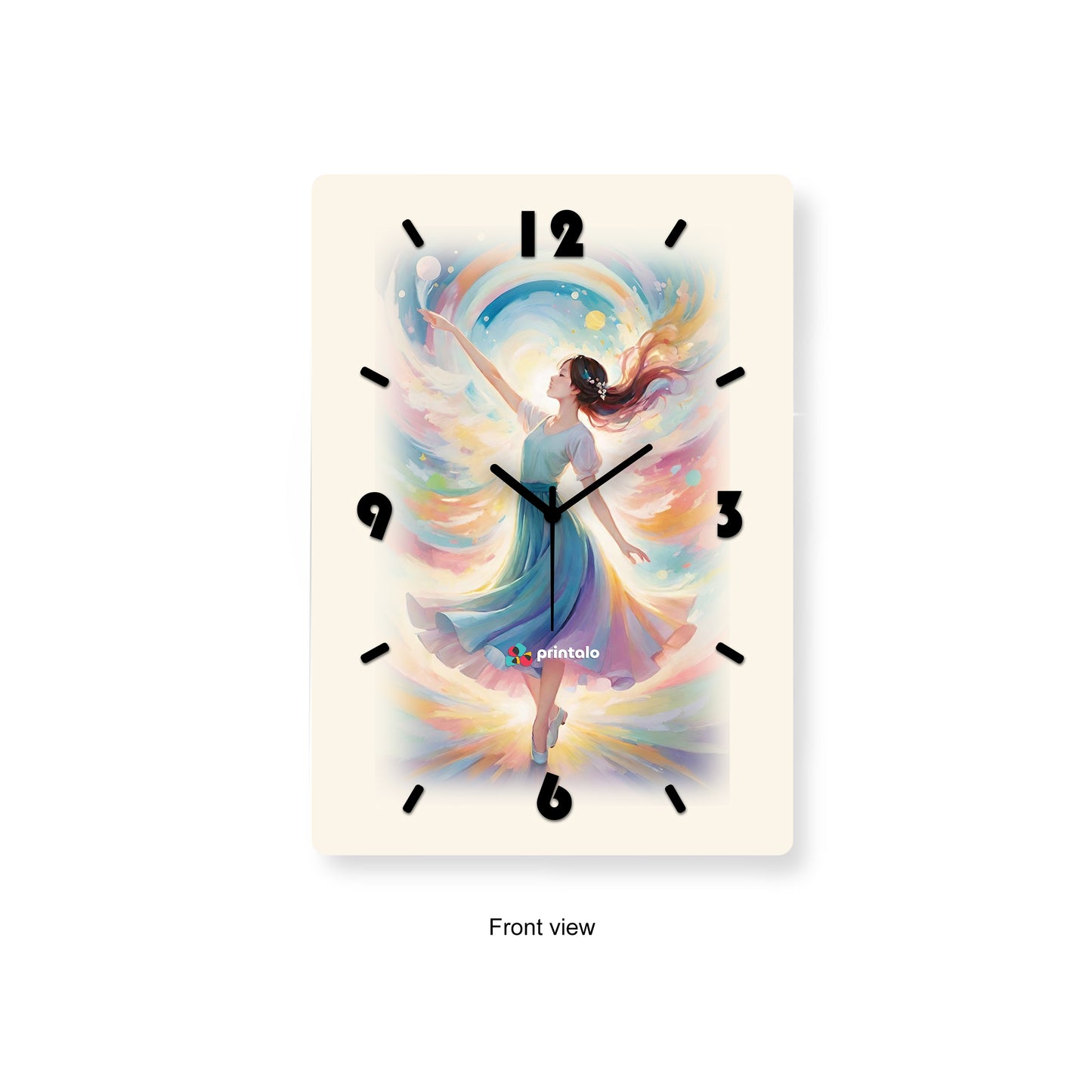 Dance of Time Art Wall Clock Art