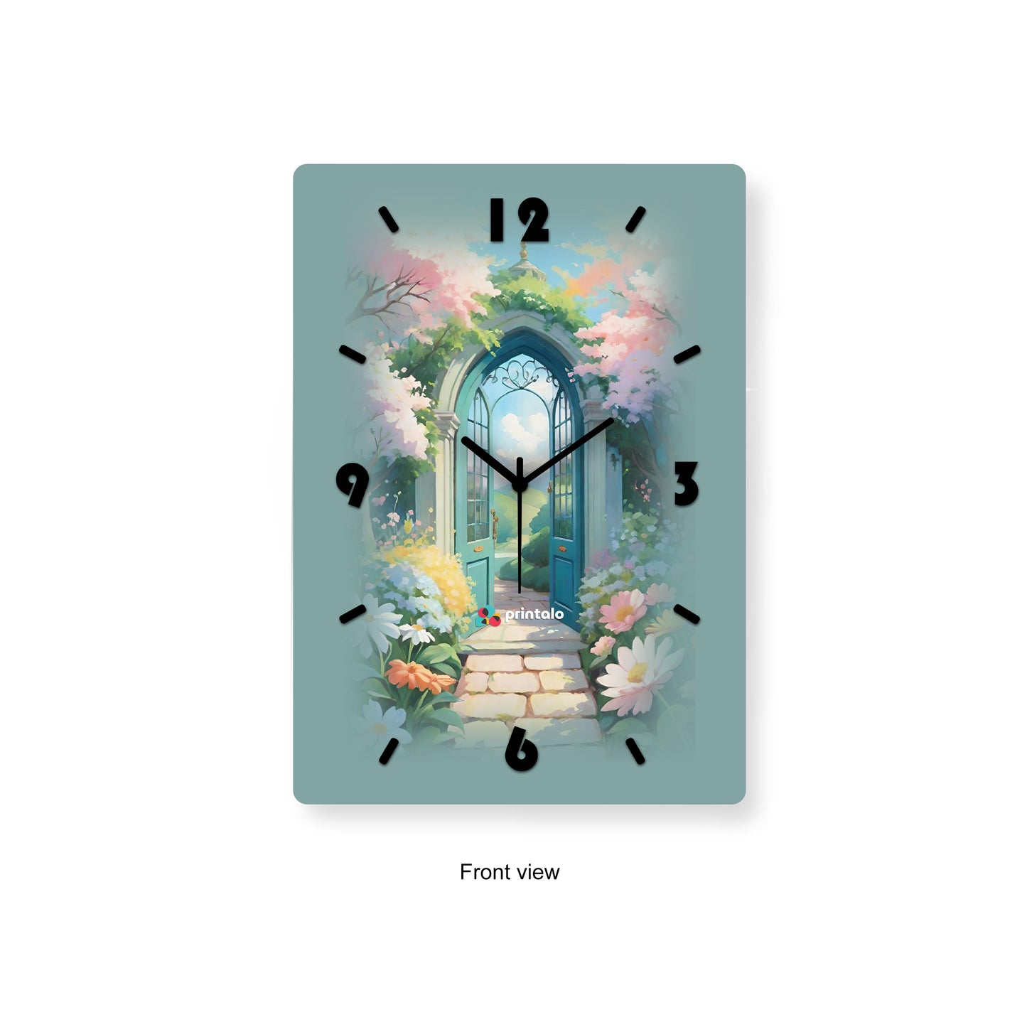 Floating Pathway Wall Clock