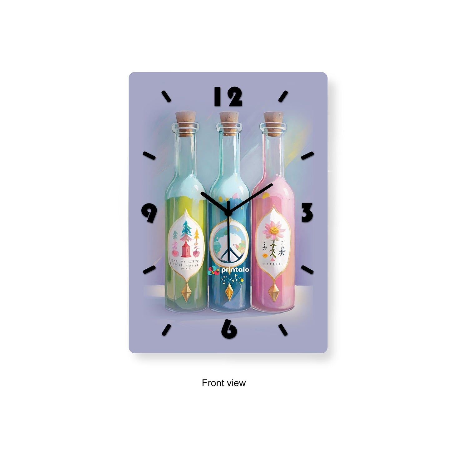 Bottled Aesthetics Wall Clock