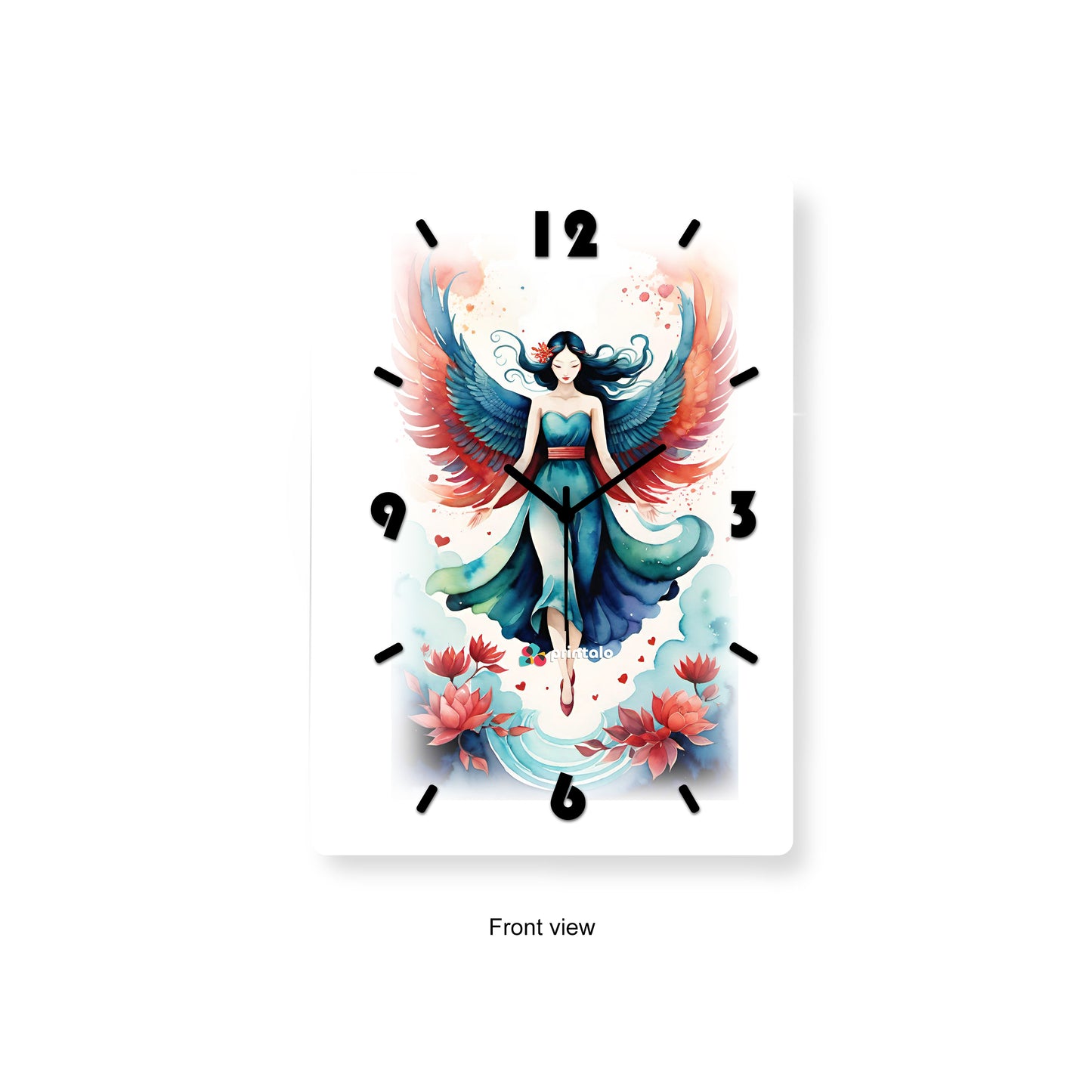 Wet Wings Wall Clock