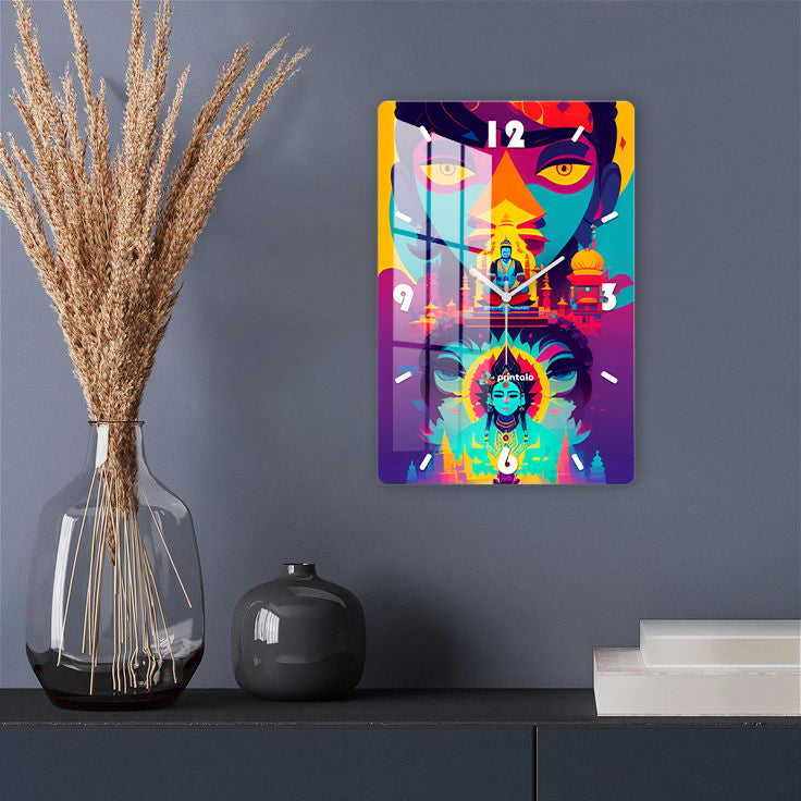 Divine Strength Wall Clock