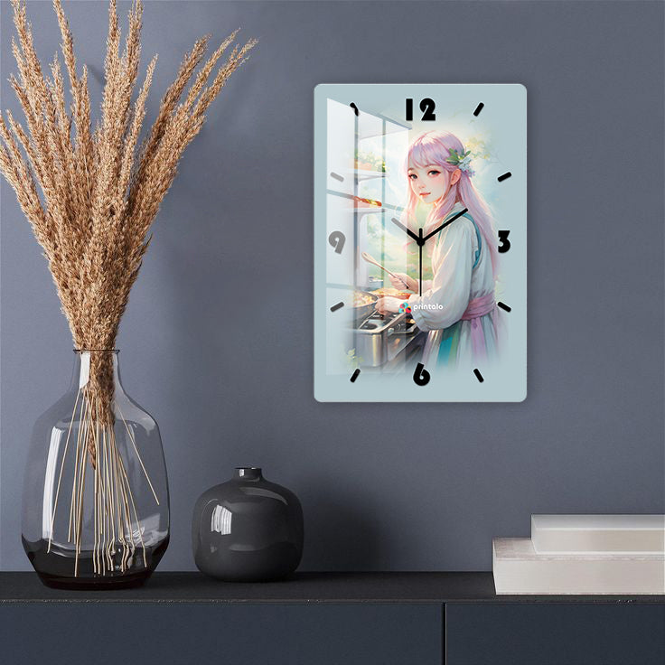 Window Café Moments Wall Clock