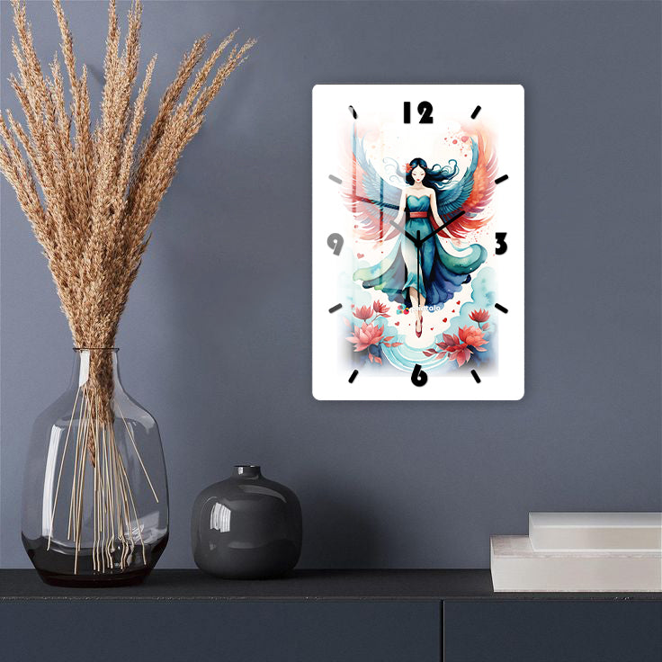Wet Wings Wall Clock