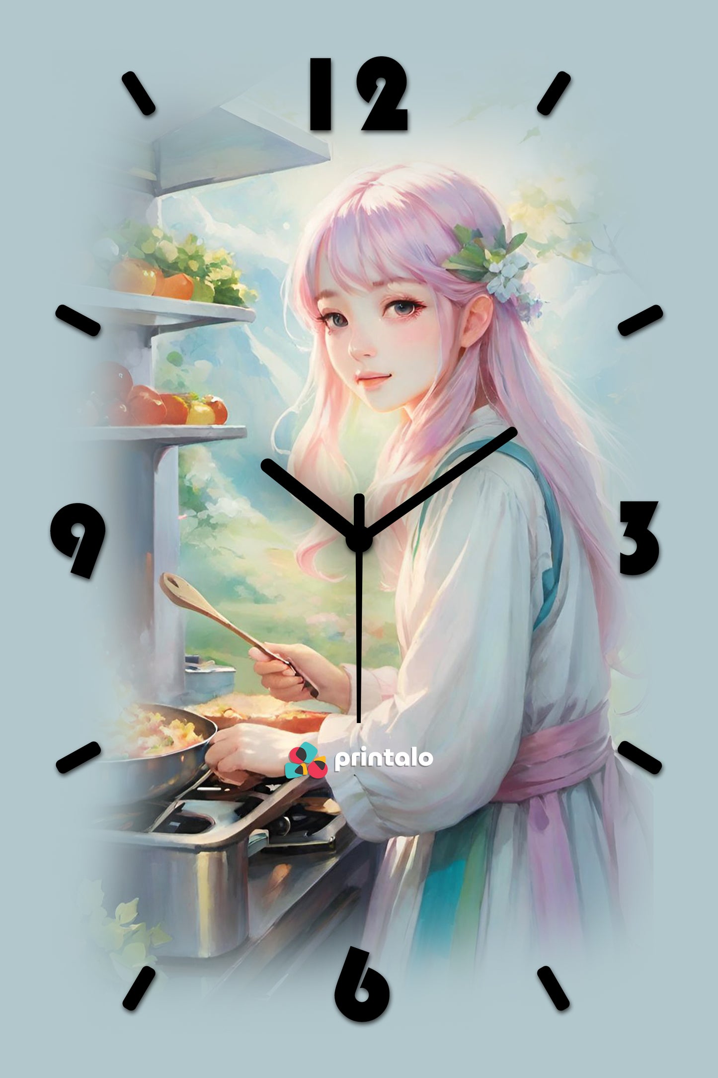 Window Café Moments Wall Clock