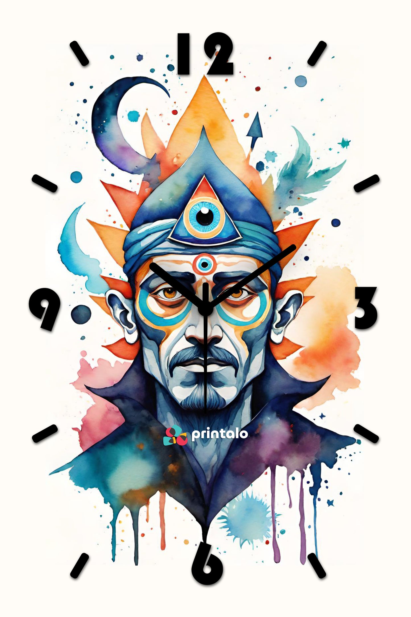Aura of a King Wall Clock