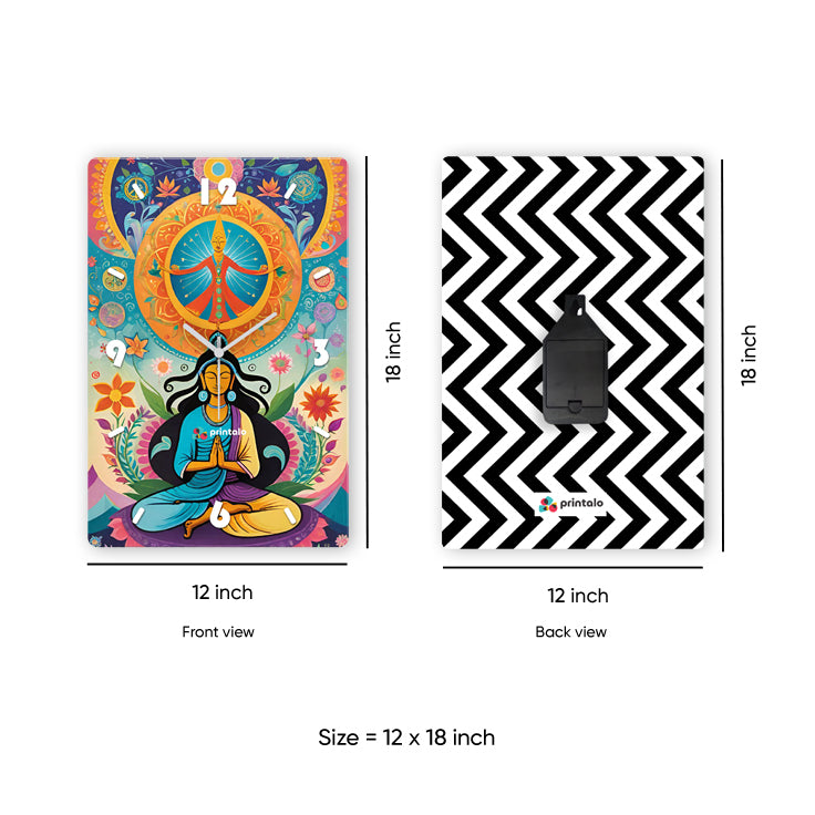 Cosmic Meditation Wall Clock