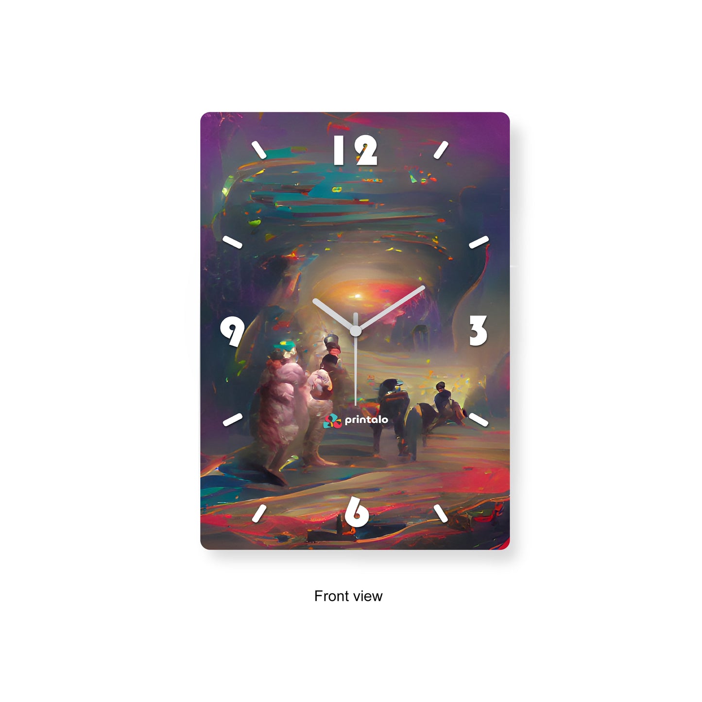 Industrial Dreamscape Wall Clock