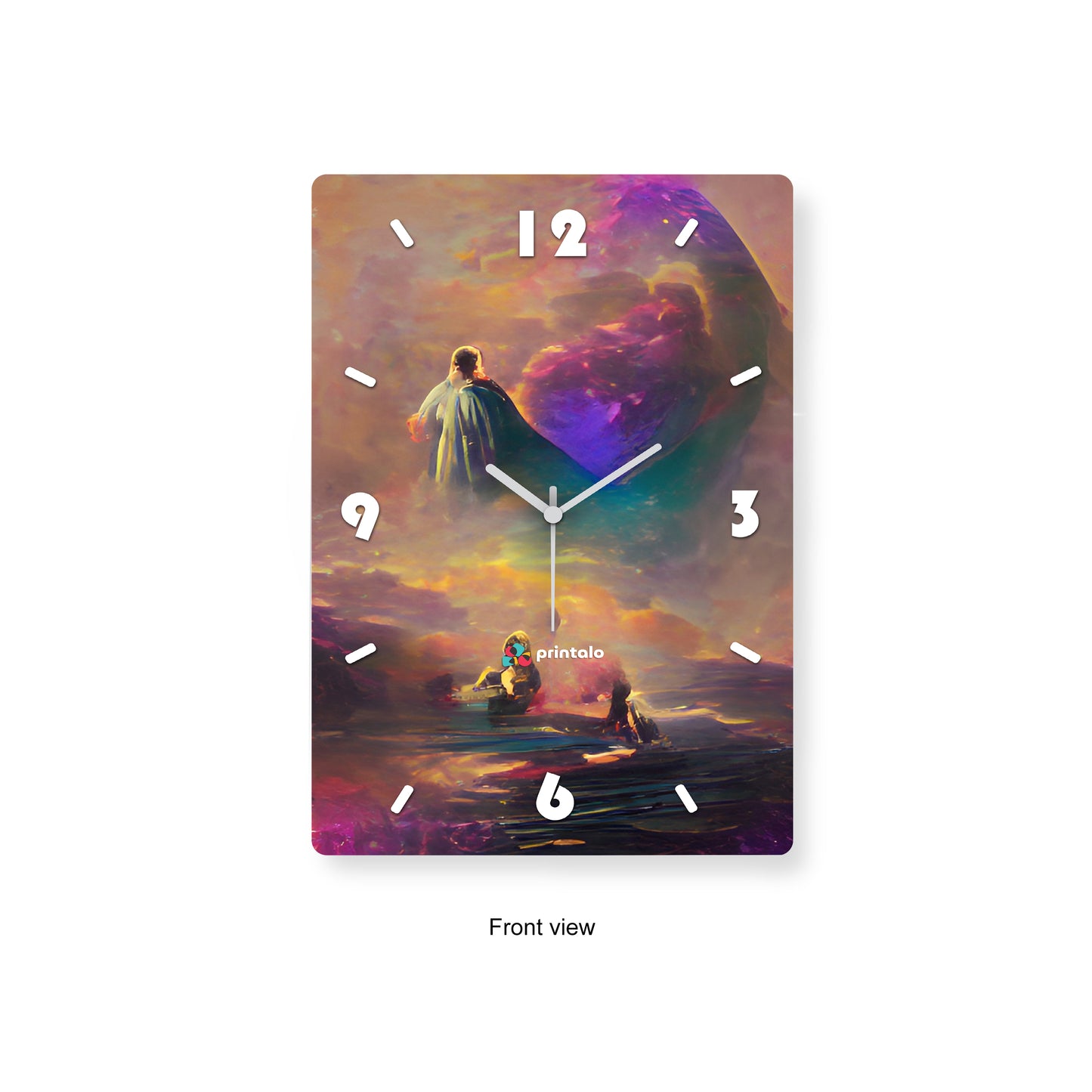 Mystic Worlds Art Wall Clock