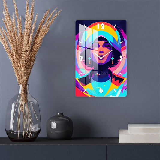 Fearless Gaze Wall Clock