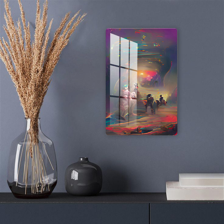 Industrial Dreamscape Wall Clock