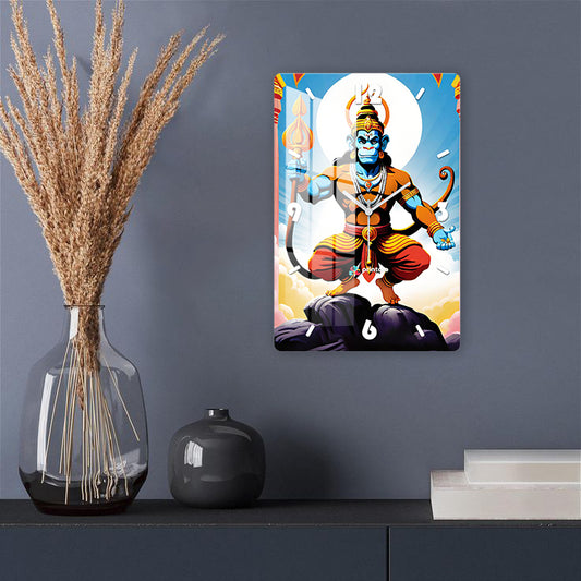 Mighty Hanuman Wall Clock