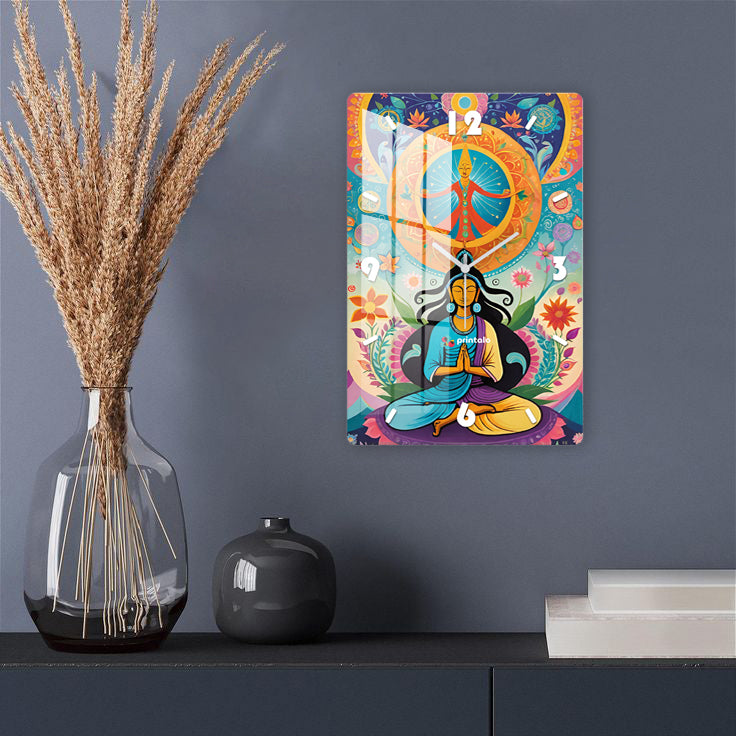 Cosmic Meditation Wall Clock