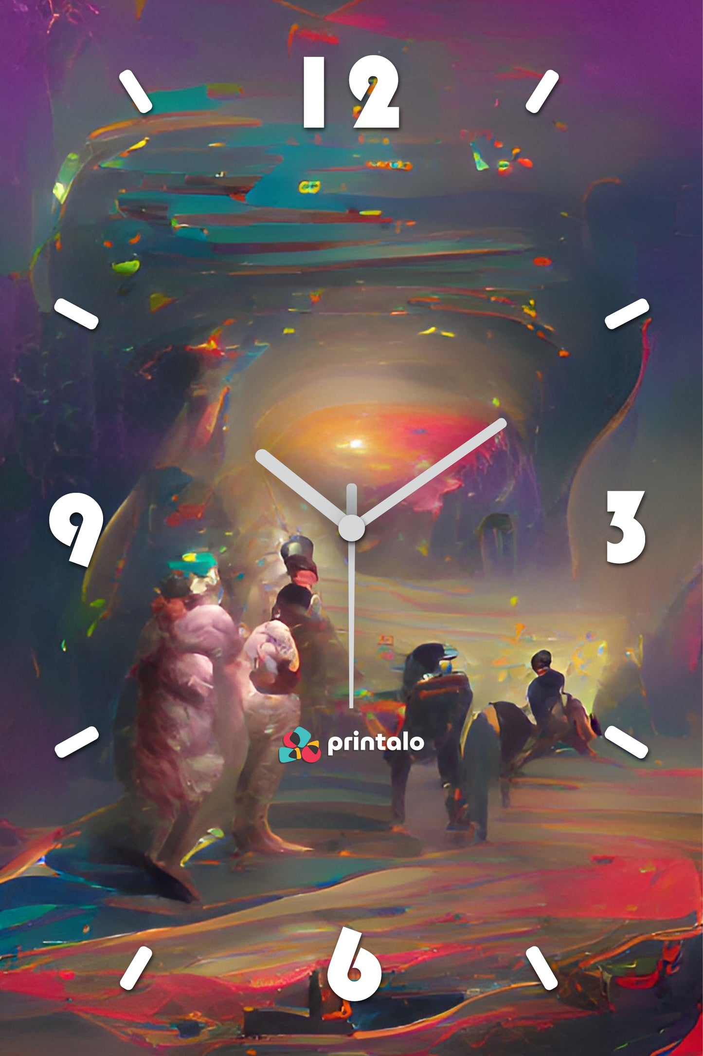 Industrial Dreamscape Wall Clock