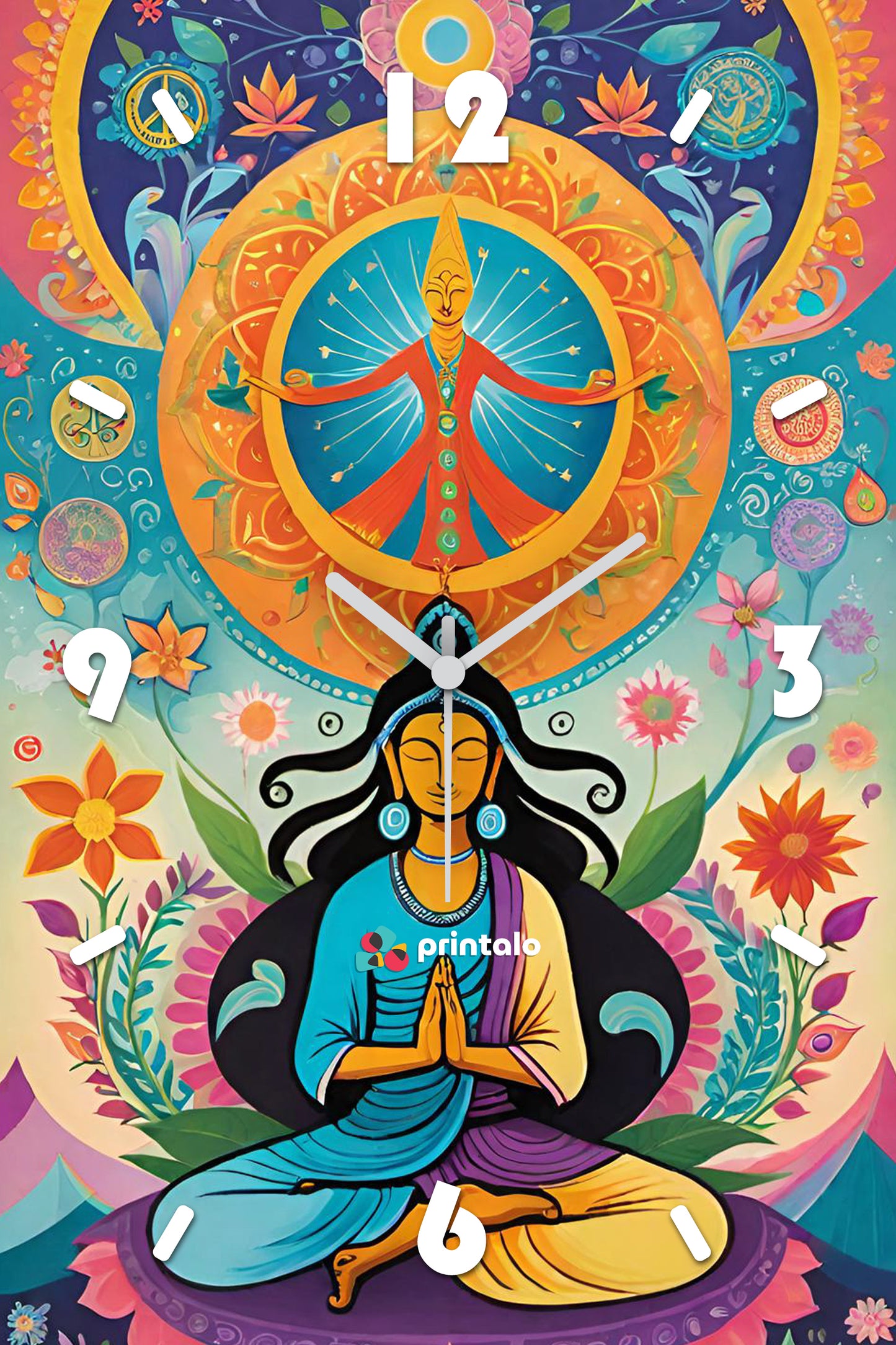 Cosmic Meditation Wall Clock