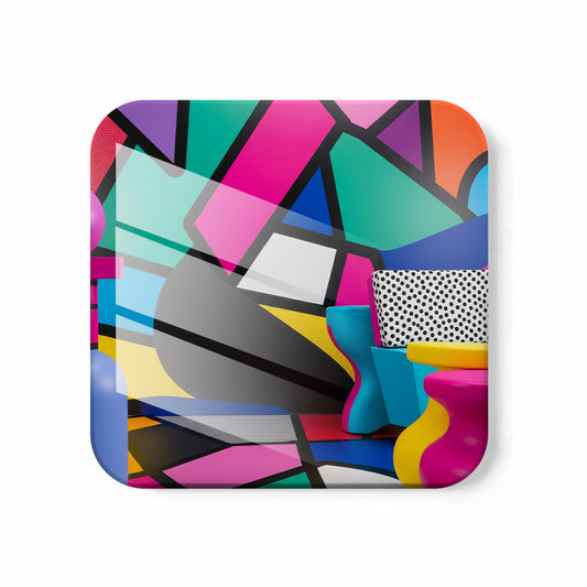 Digital Pop Surrealism Coasters