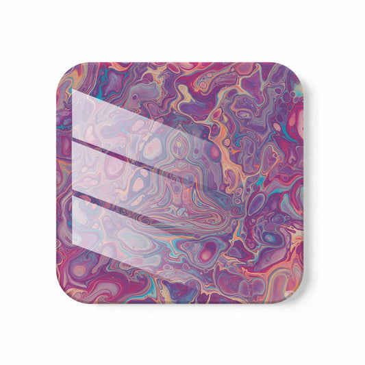 Organic Fluid Marble Design  Coasters