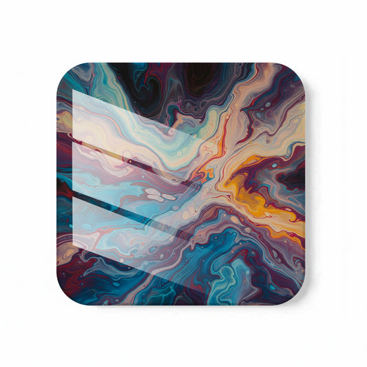 Cosmic Fluid Dance Coasters